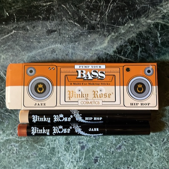 NIB Pinky Rose Pump Your Bass multiuse makeup sticks in Jazz and Hip Hop. - Picture 6 of 7